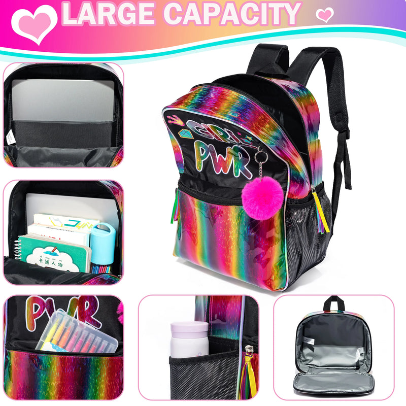 Mochila escolar para meninas, crianças Bookbag, Elementary Kindergarten Students, Travel Bag com lancheira e Penbag